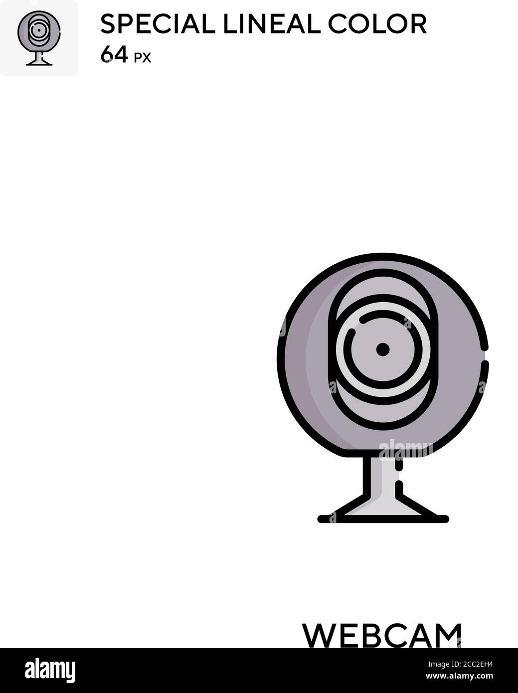 Webcam Special lineal color vector icon. Webcam icons for your business ...