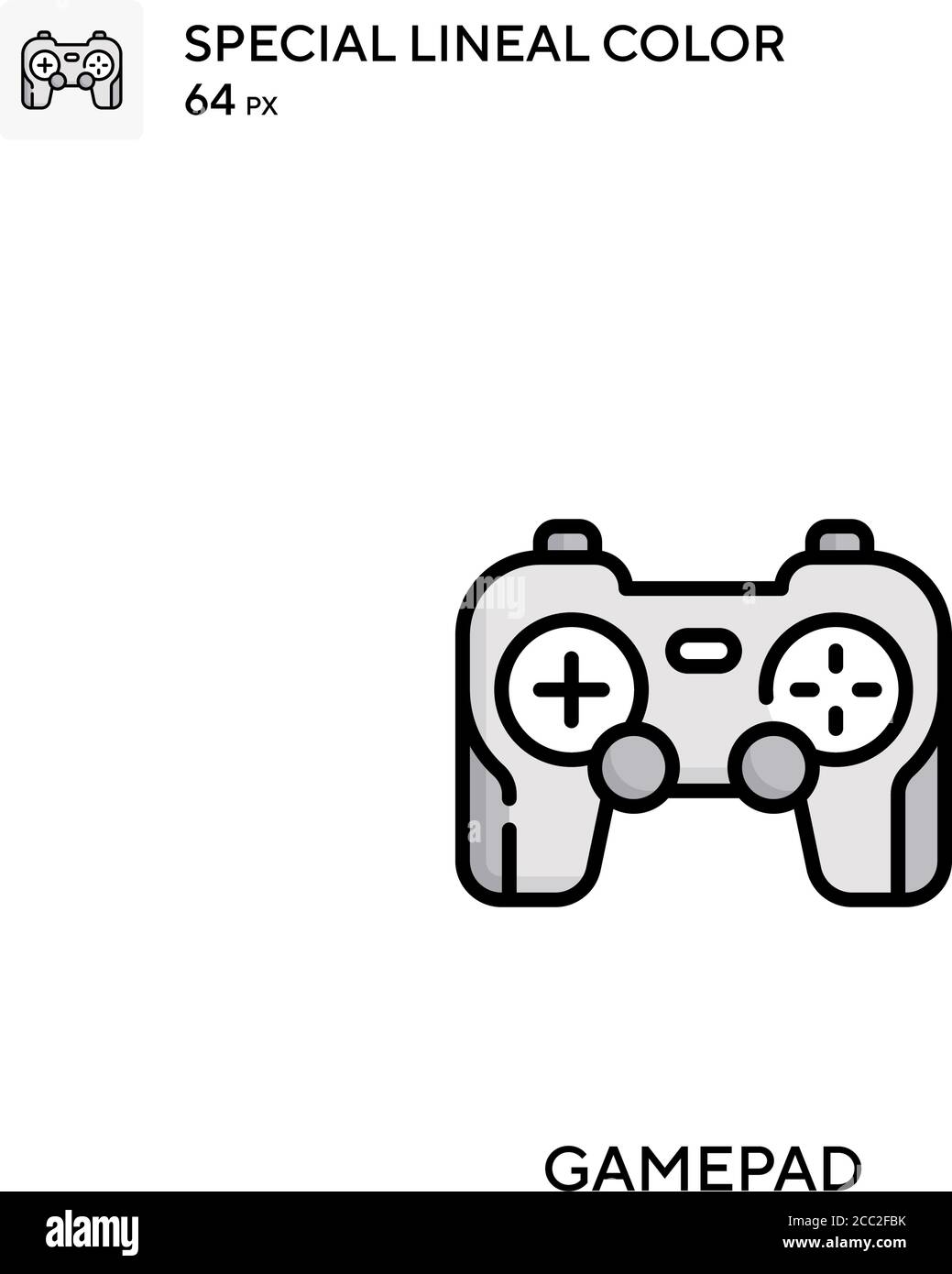 Gamepad Special lineal color vector icon. Gamepad icons for your business  project Stock Vector Image & Art - Alamy