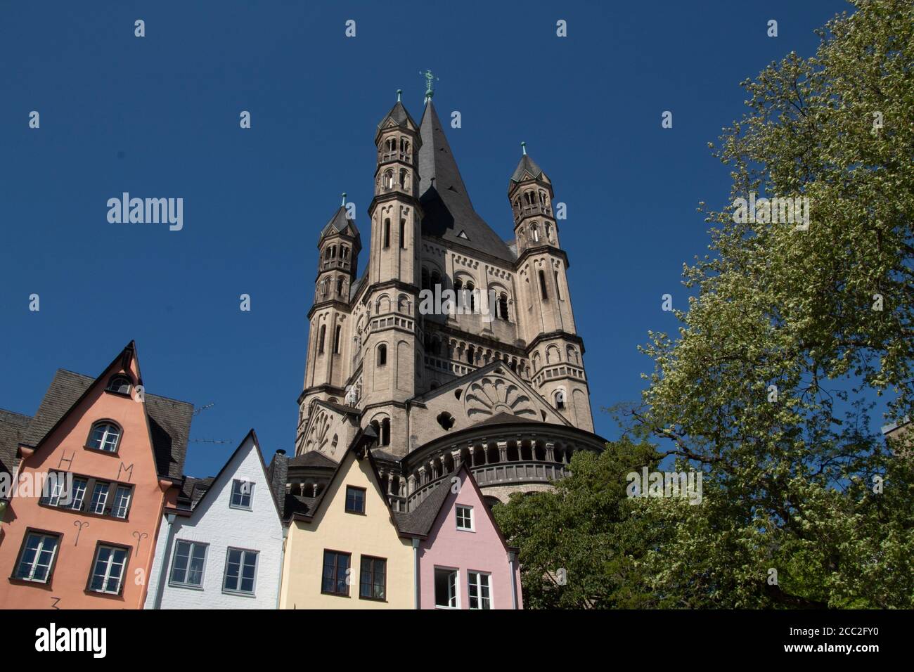 Gr.-St.-Martin in Cologne Stock Photo