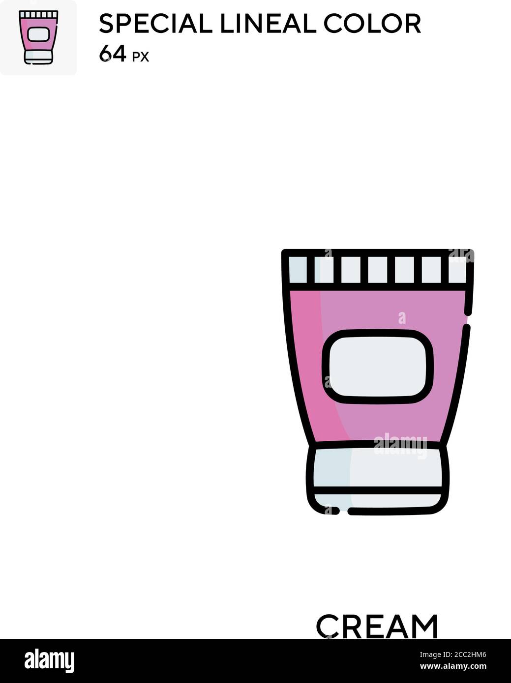 Cream Special lineal color vector icon. Cream icons for your business ...