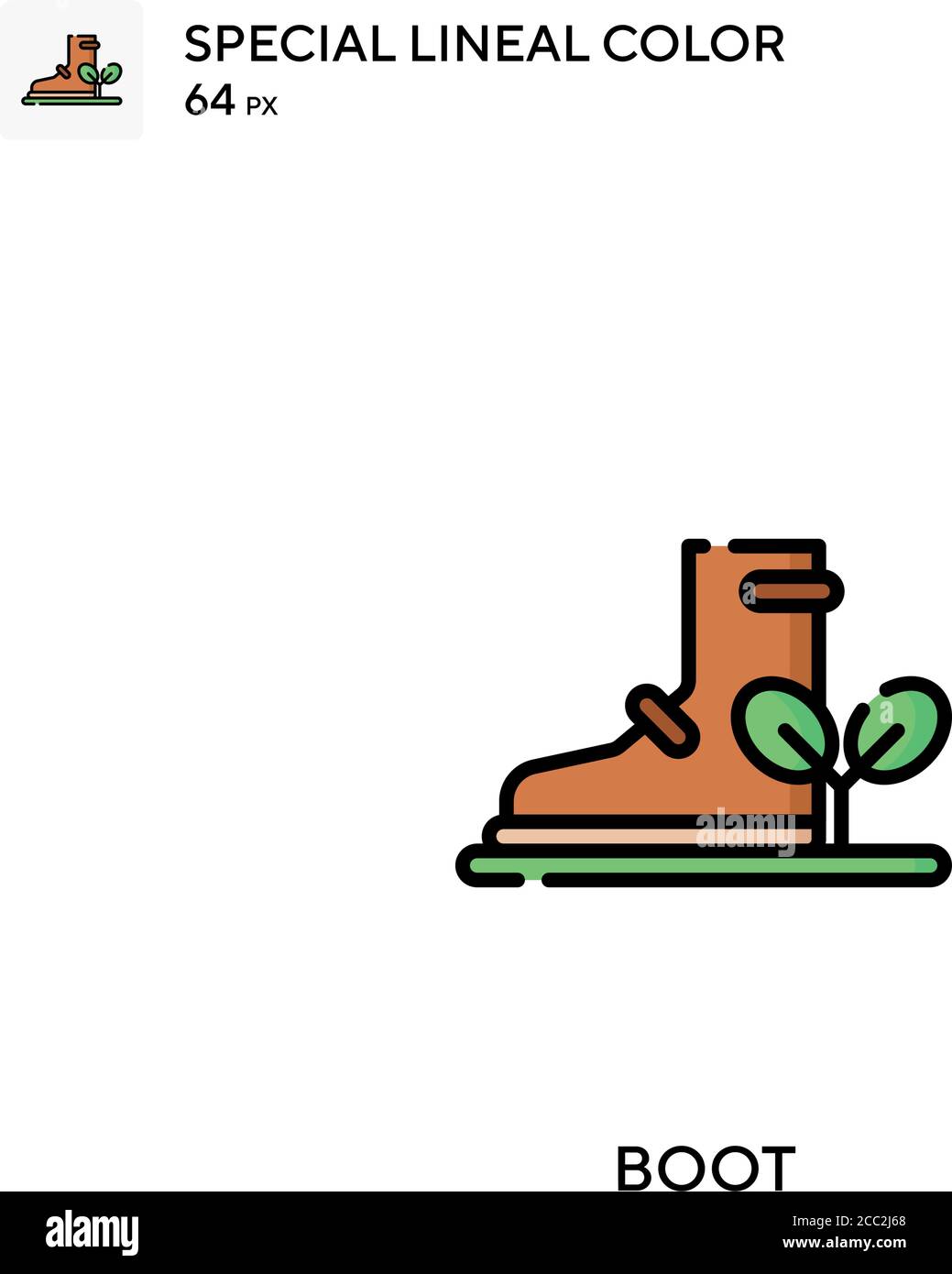 Boot Special lineal color vector icon. Boot icons for your business ...