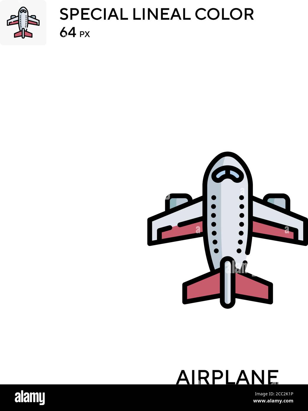Passenger airplane aircraft with clear blue sky background Stock Vector ...