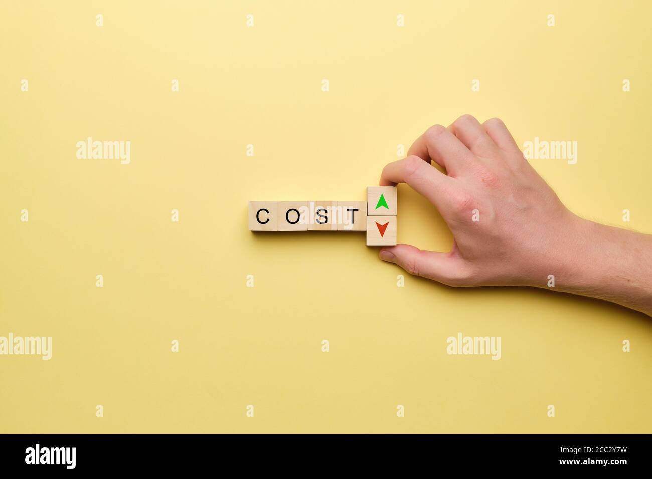 Concept Price Change With Up And Down Arrows Image Stock Photo Alamy