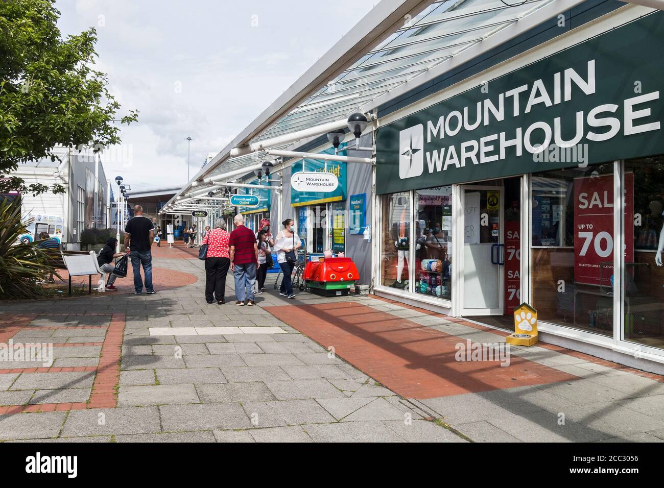 UK shopping outlet Royal Quays at North Shields during the 2020 coronavirus  pandemic Stock Photo - Alamy