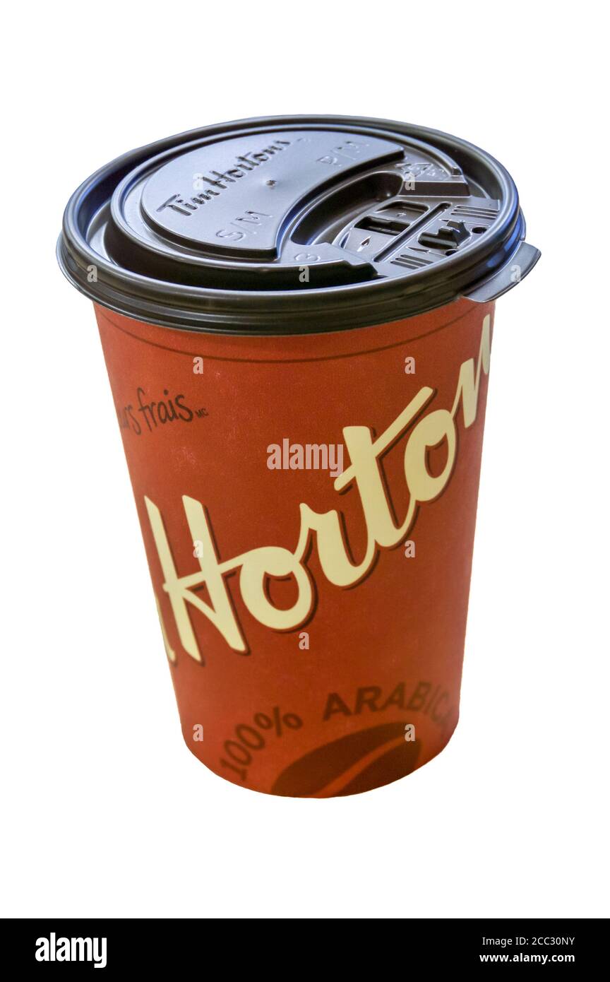 Tim Horton's is Canada's largest quick service restaurant chain. Stock Photo