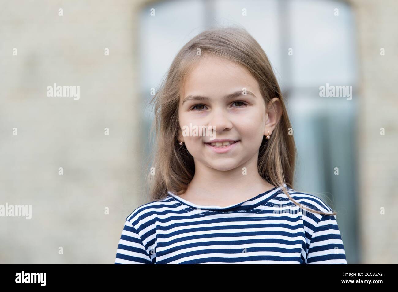 Better skincare, beautiful skin. Beauty look of little girl. Happy