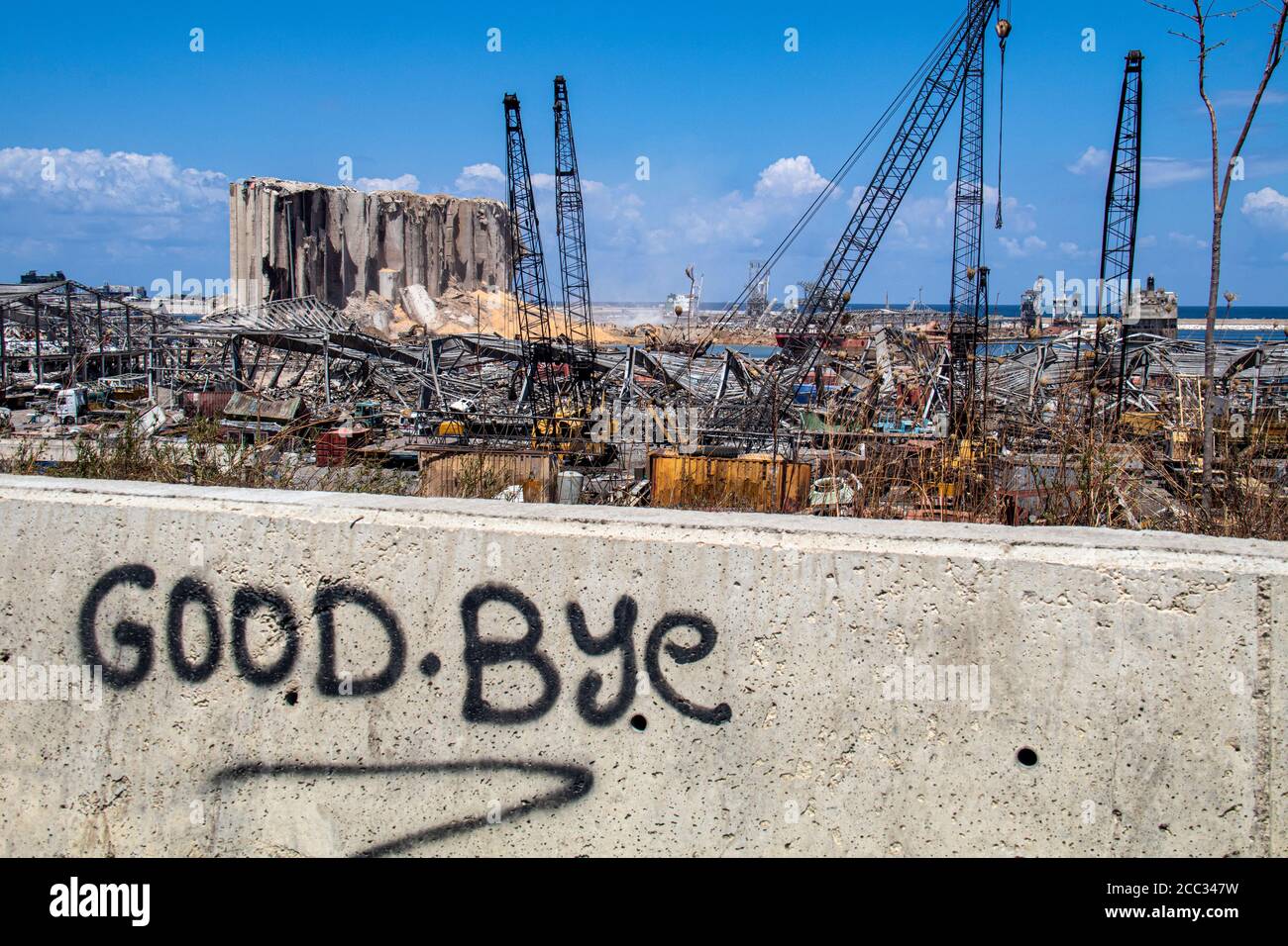 Beirut / Lebanon Photos of the massive blast/explosion that happened at Beirut Port. Hundreds