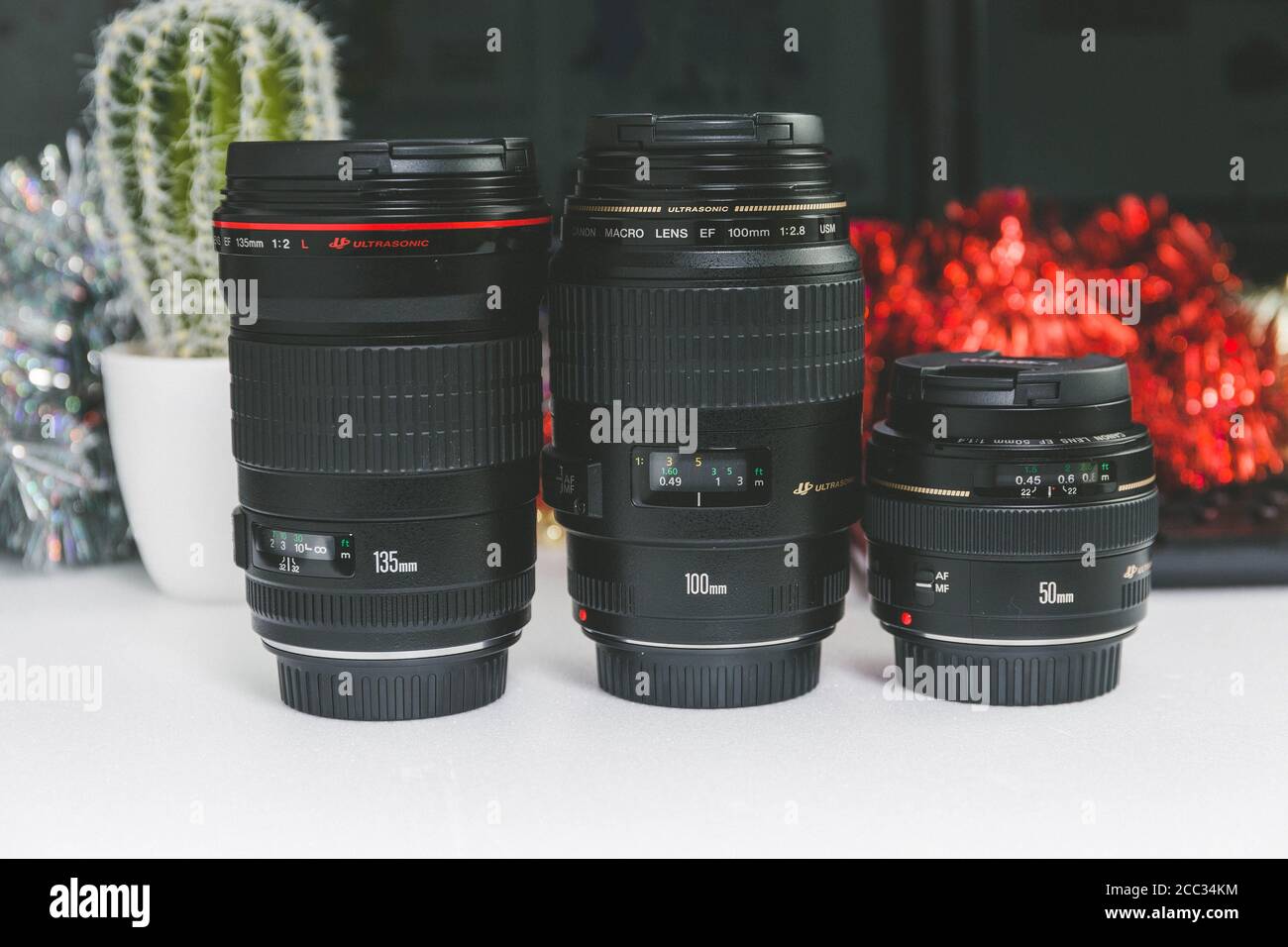 Camera lens gift Stock Photo Alamy