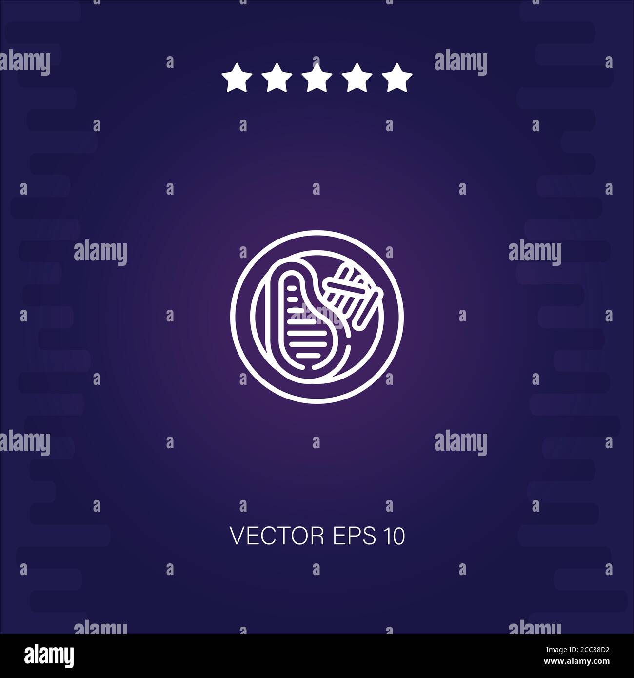 steak vector icon modern illustration Stock Vector Image & Art - Alamy