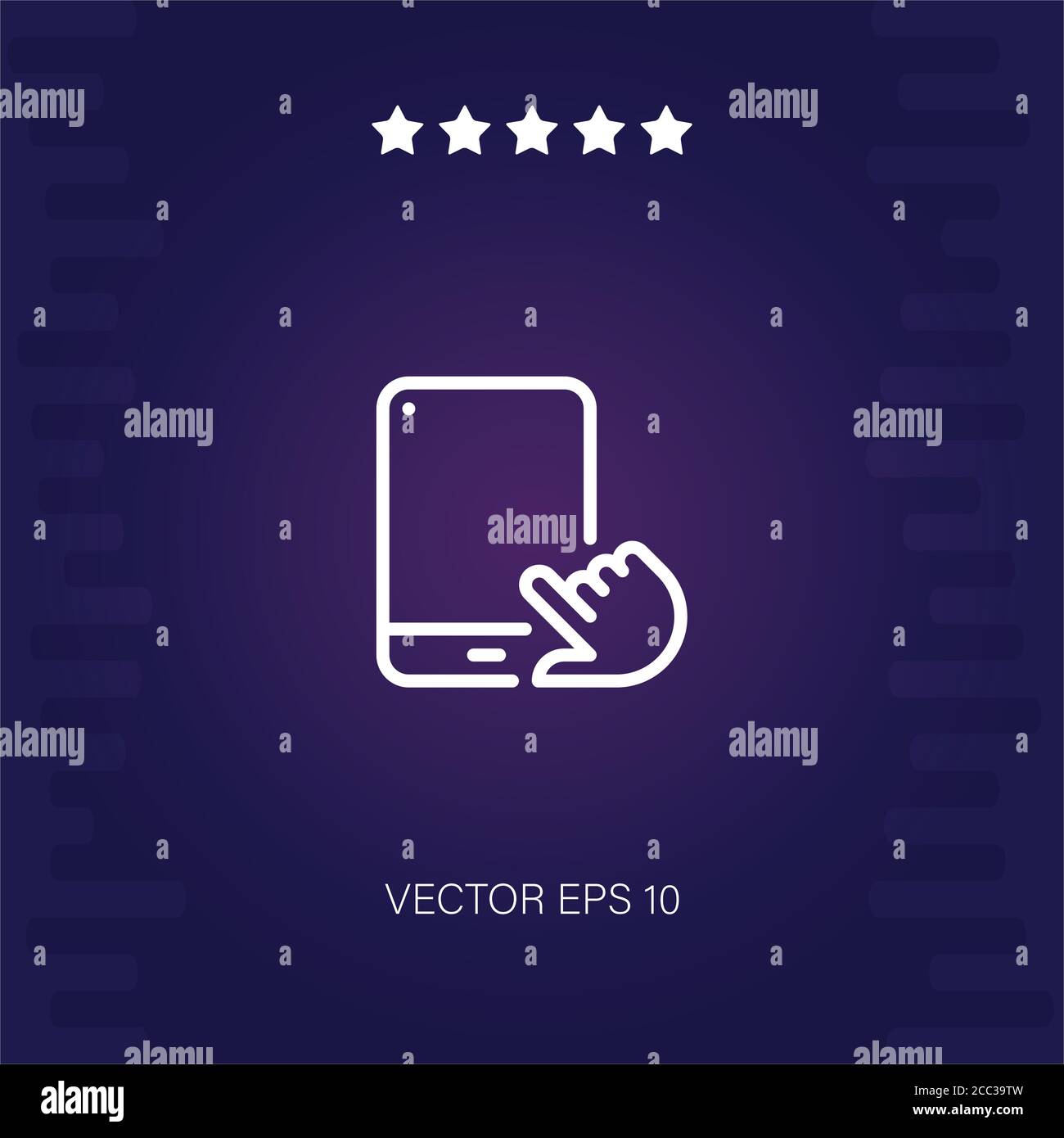 tablet vector icon modern illustration Stock Vector Image & Art - Alamy
