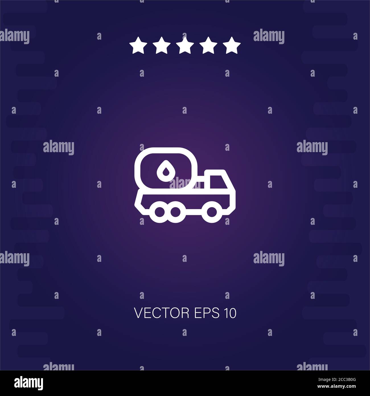 fuel truck vector icon modern illustration Stock Vector Image & Art Alamy