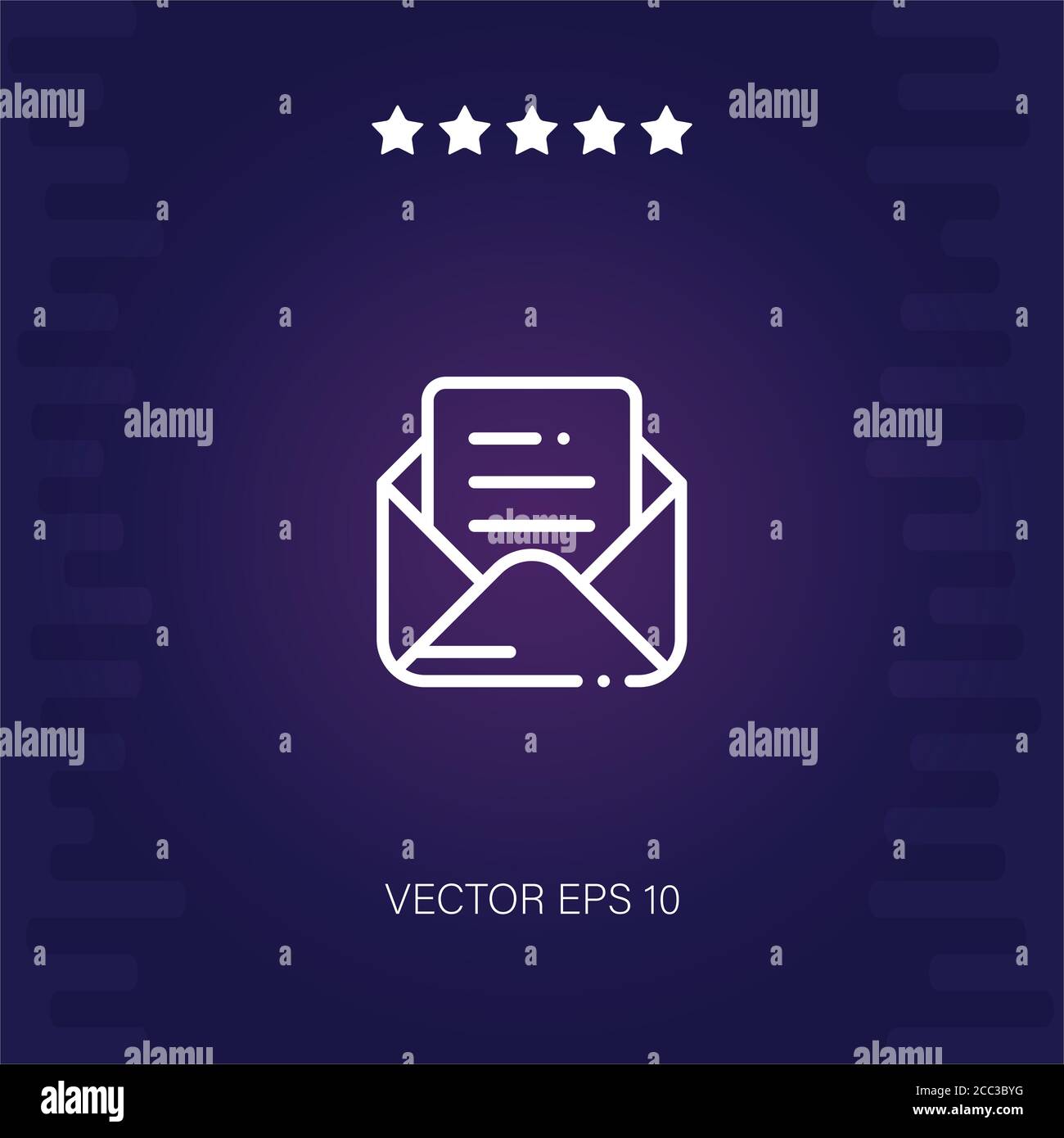 mail vector icon modern illustration Stock Vector Image & Art - Alamy