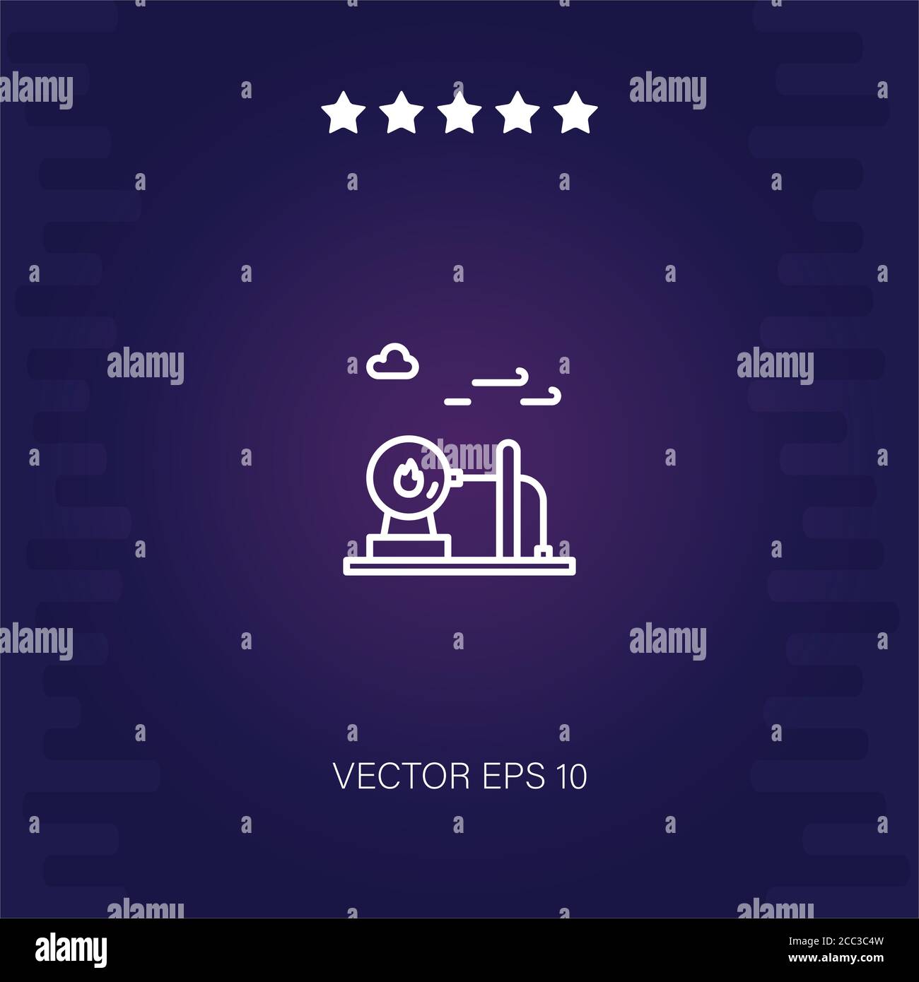natural gas vector icon modern illustration Stock Vector Image & Art ...