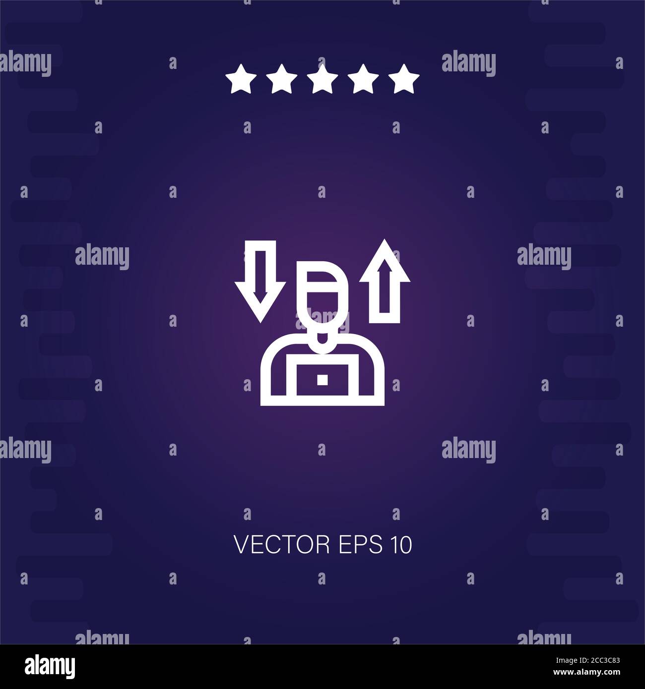 stock market vector icon modern illustration Stock Vector Image & Art ...