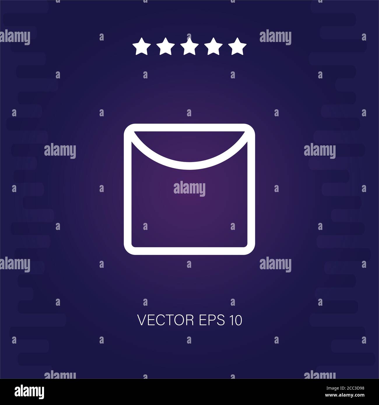 hanging dry vector icon modern illustration Stock Vector