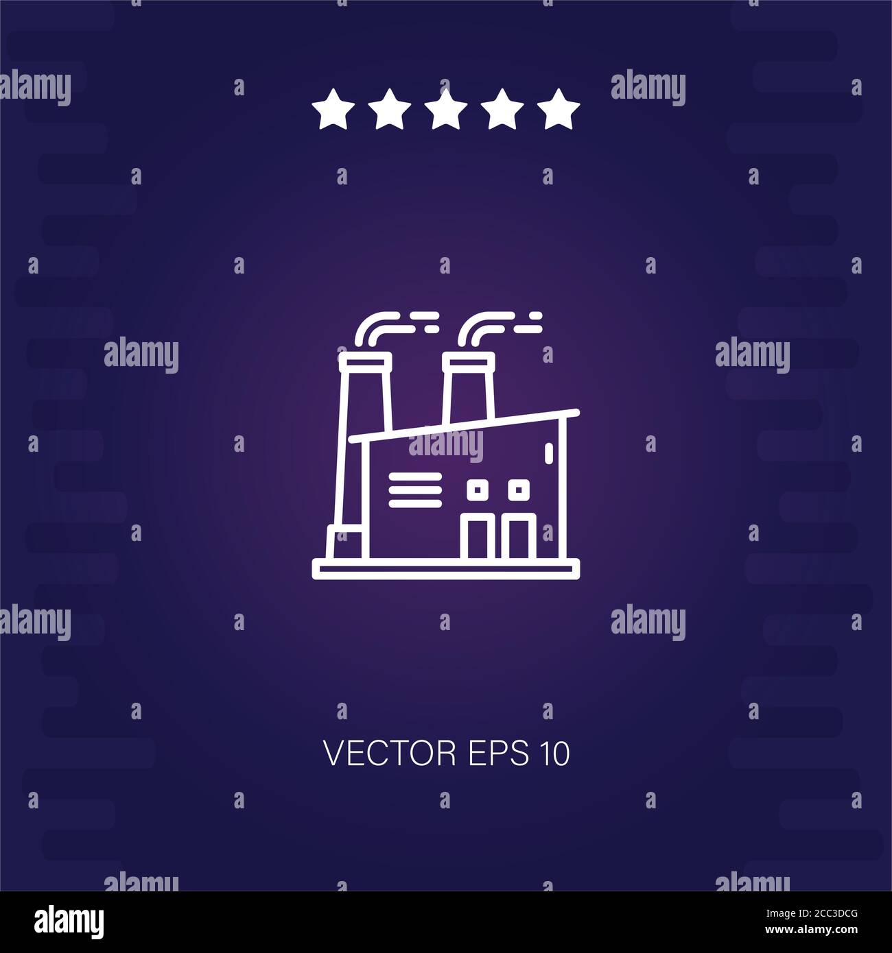 power plant vector icon modern illustration Stock Vector Image & Art ...
