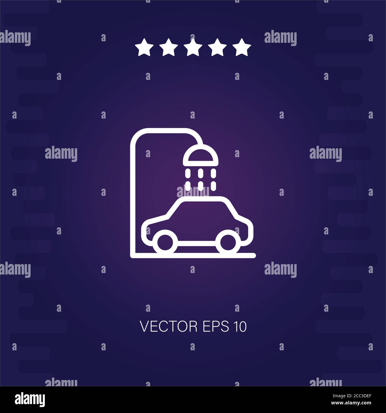 car wash vector icon modern illustration Stock Vector Image & Art - Alamy