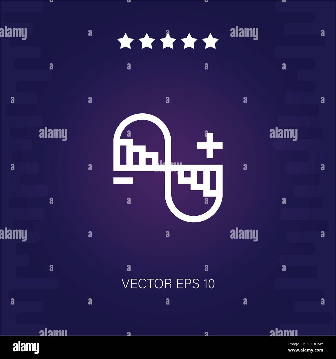 market fluctuation vector icon modern illustration Stock Vector Image ...