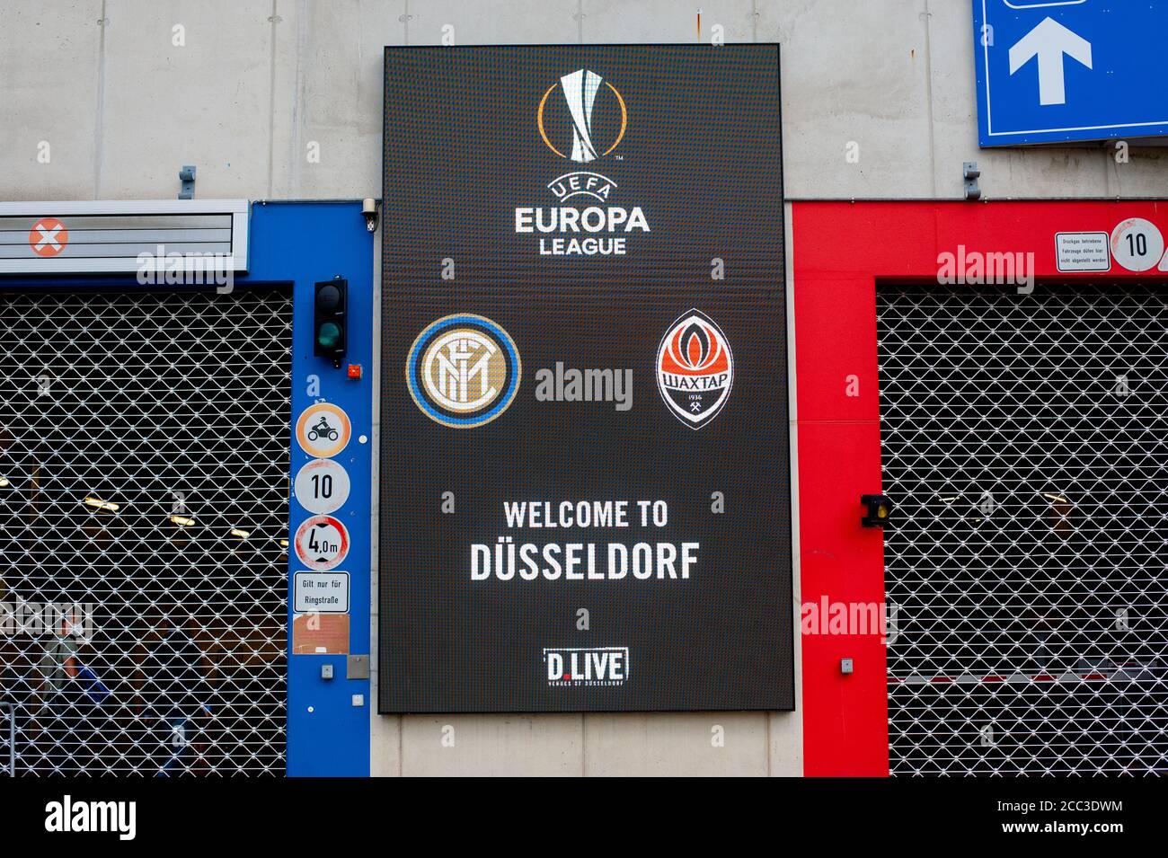 DUSSELDORF, GERMANY 17 AUGUST 2020 Esprit Arena sports complex in
