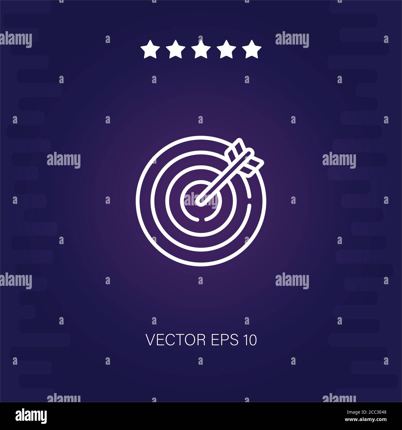 archery vector icon modern illustration Stock Vector Image & Art - Alamy