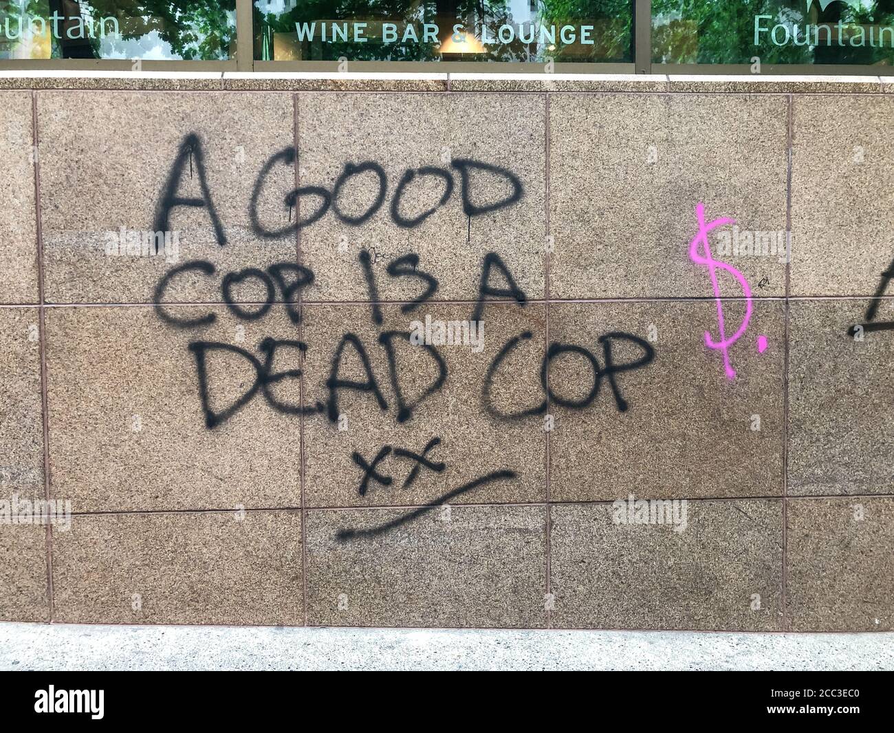 Seattle, USA May 31, 2020 Early in the morning looting and vandalism