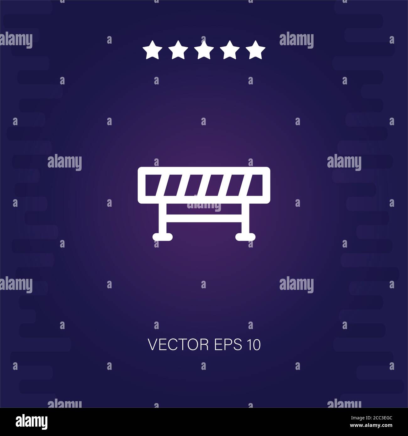 barrier vector icon modern illustration Stock Vector Image & Art - Alamy