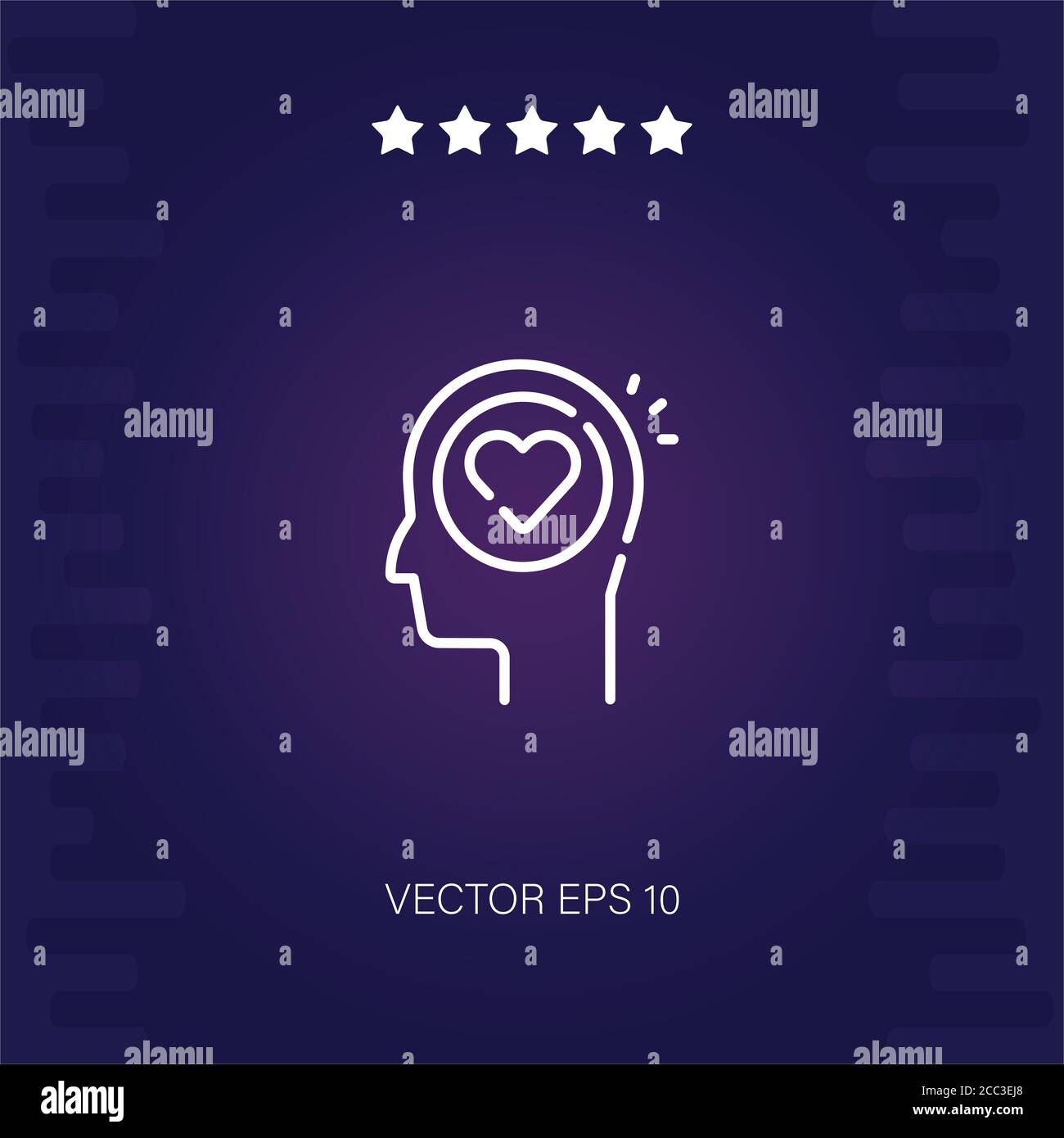 love vector icon modern illustration Stock Vector Image & Art - Alamy