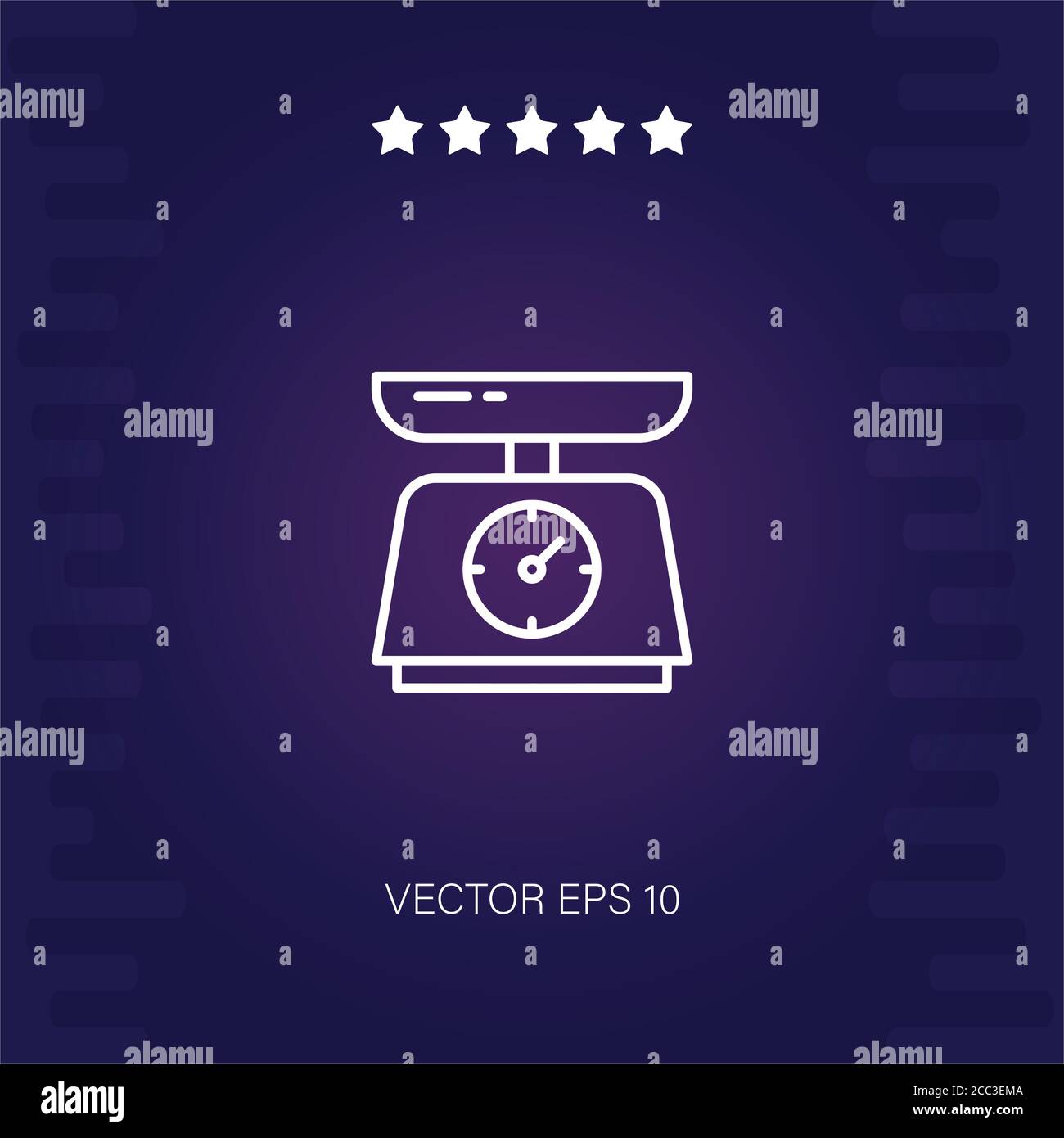 weighing machine vector icon modern illustration Stock Vector Image