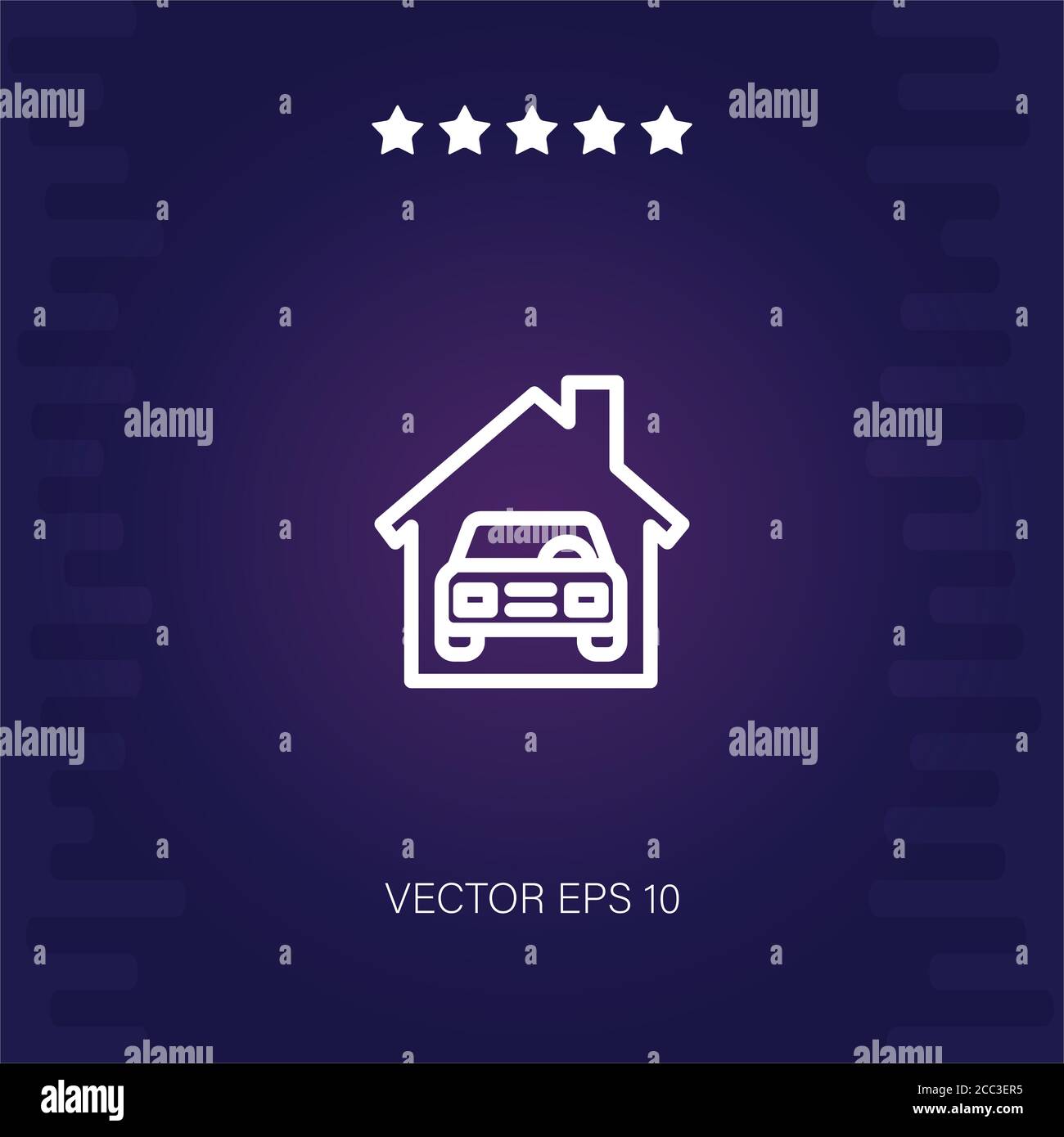 garage vector icon modern illustration Stock Vector Image & Art - Alamy