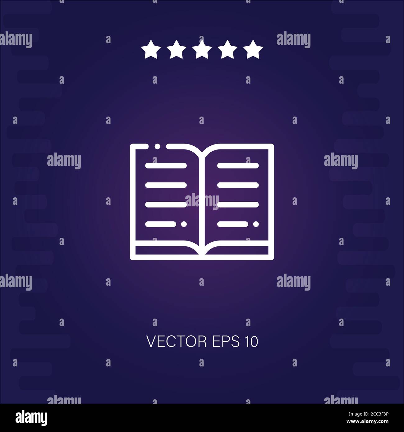 book vector icon modern illustration Stock Vector Image & Art - Alamy