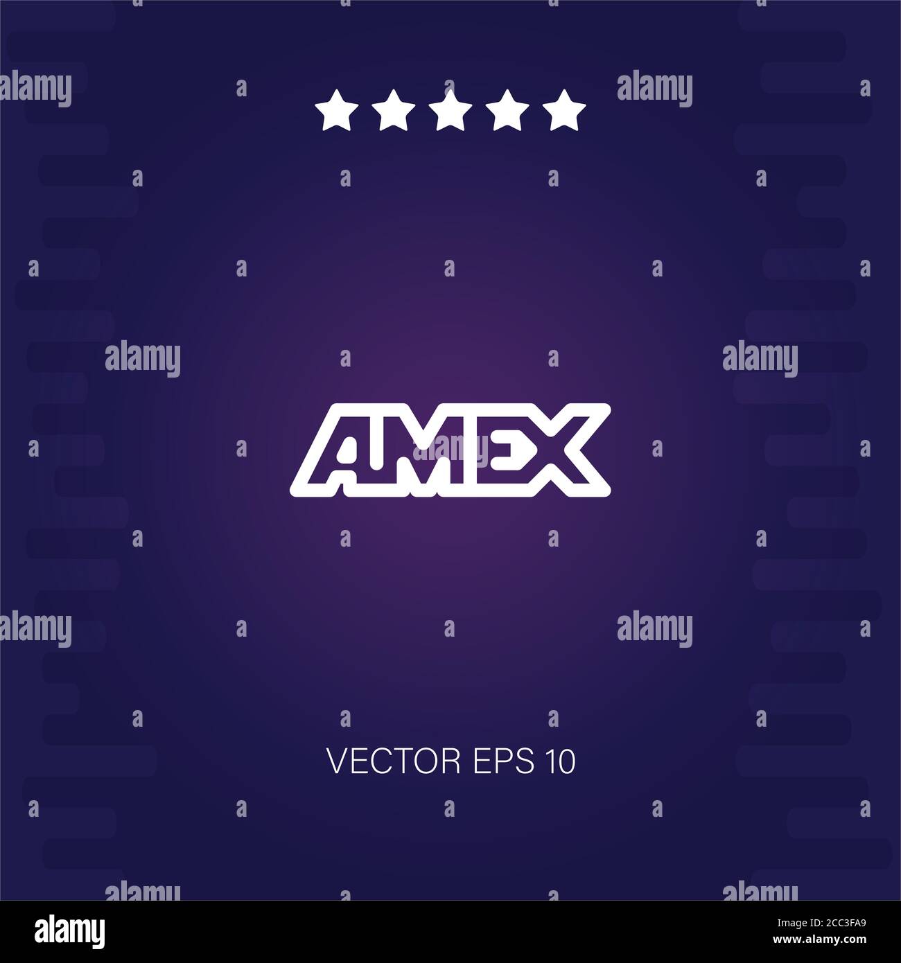 amex vector icon modern illustration Stock Vector Image & Art - Alamy