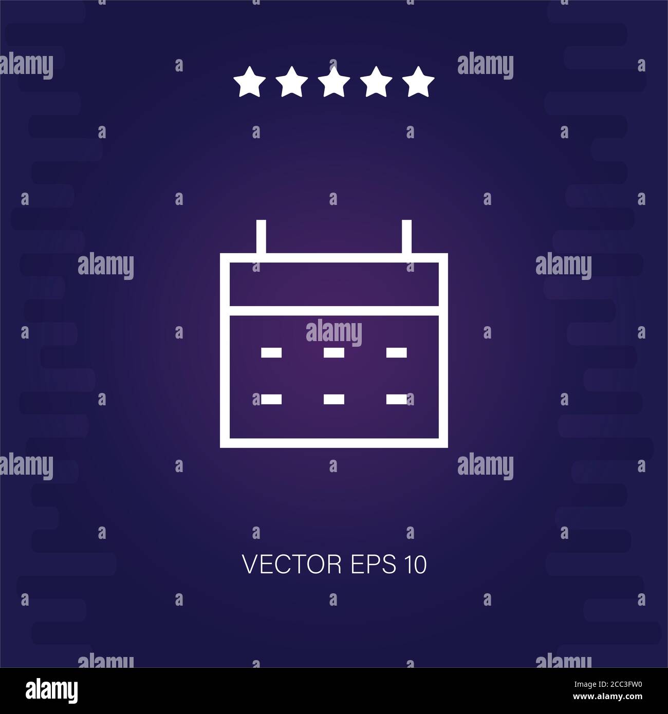 calendar vector icon modern illustration Stock Vector Image & Art - Alamy