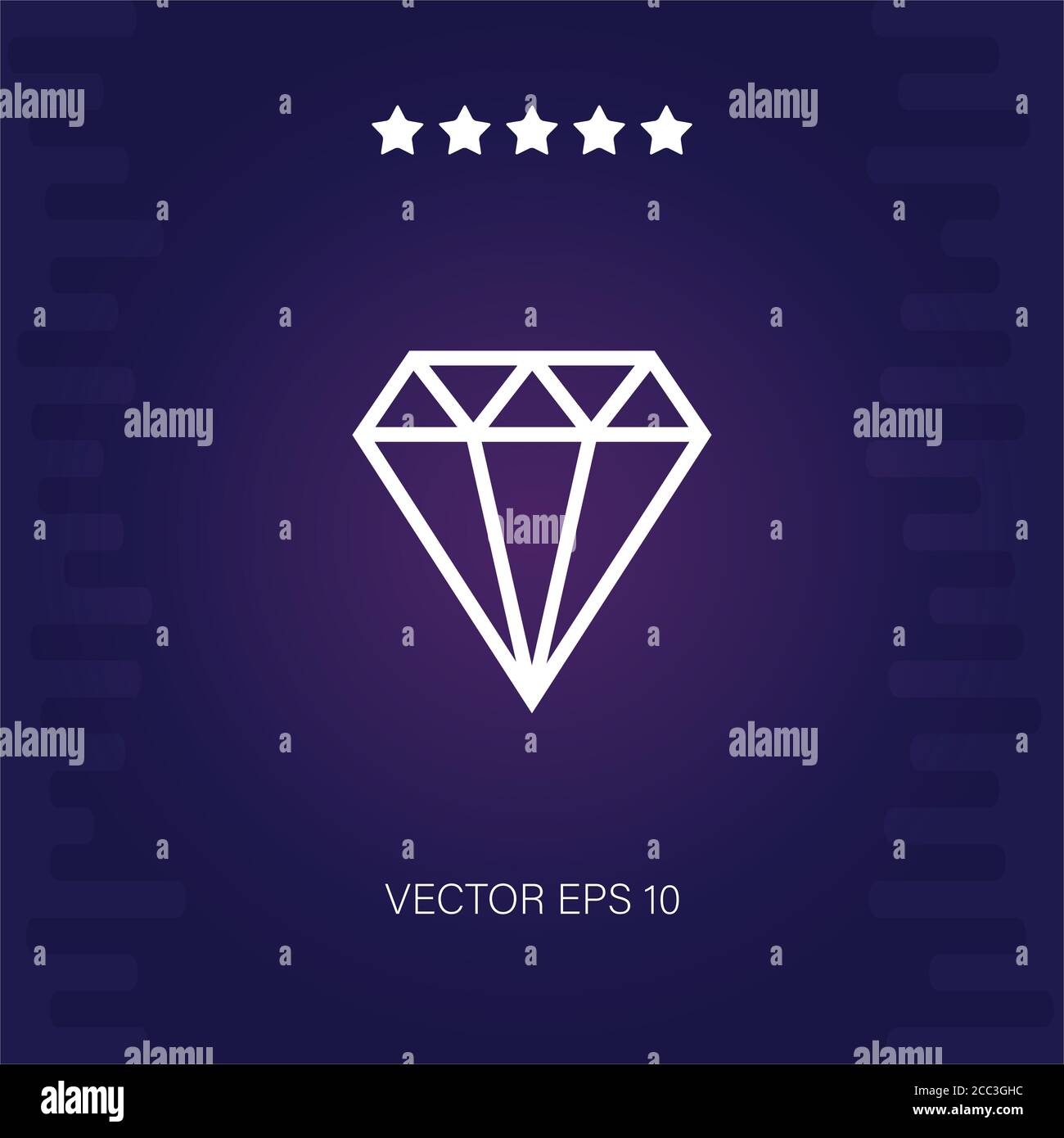 diamond vector icon modern illustration Stock Vector Image & Art - Alamy