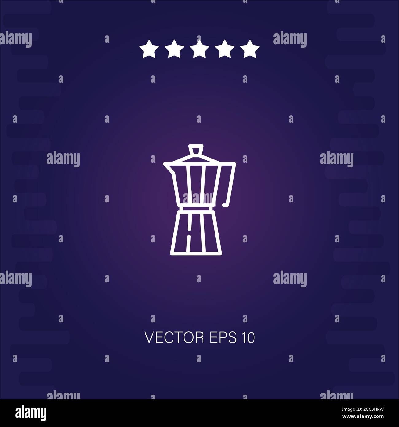 kettle vector icon modern illustration Stock Vector Image & Art - Alamy