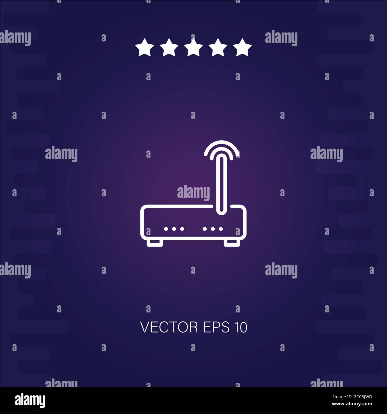 router vector icon modern illustration Stock Vector Image & Art - Alamy