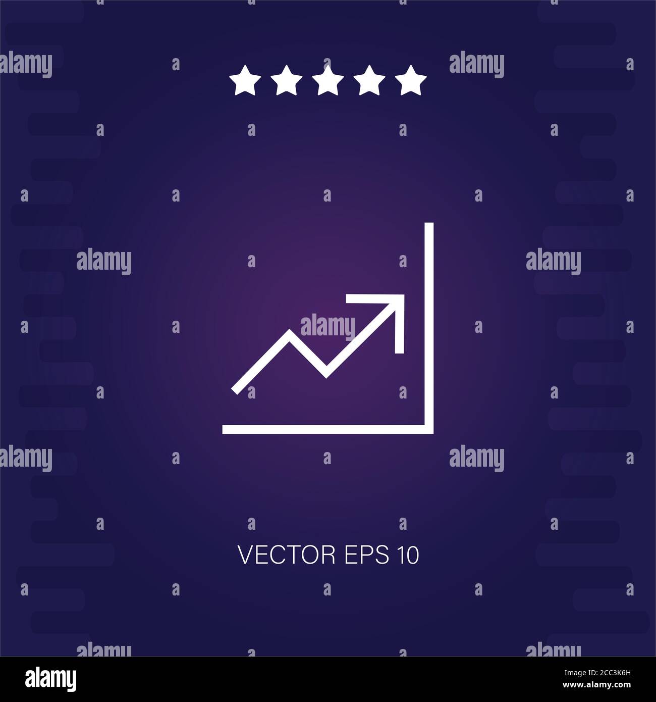 stats vector icon modern illustration Stock Vector Image & Art - Alamy