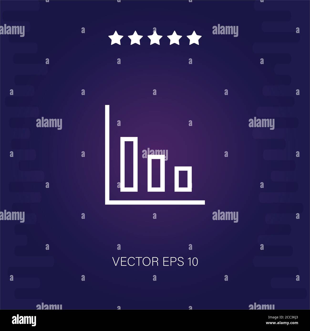 stats vector icon modern illustration Stock Vector Image & Art - Alamy
