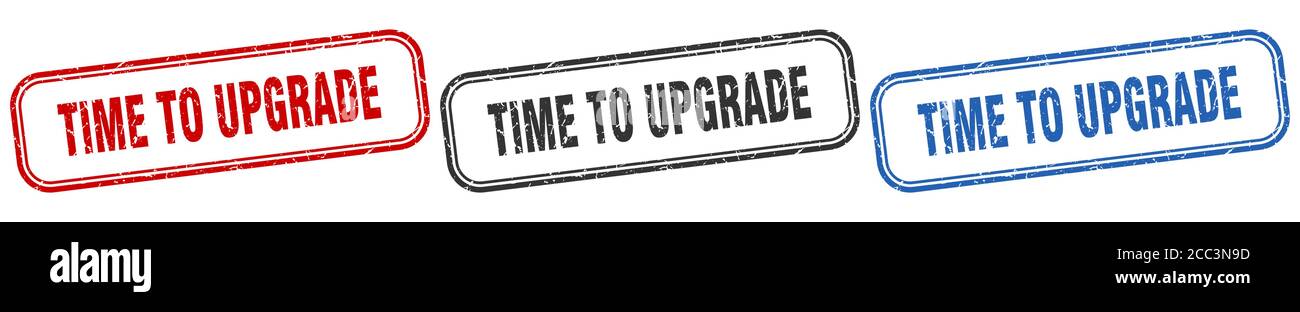 Time upgrade sign square Stock Vector Images - Alamy