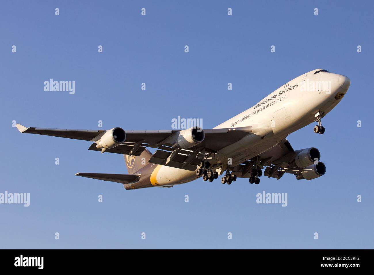 UPS Cargo Boeing 747 Stock Photo