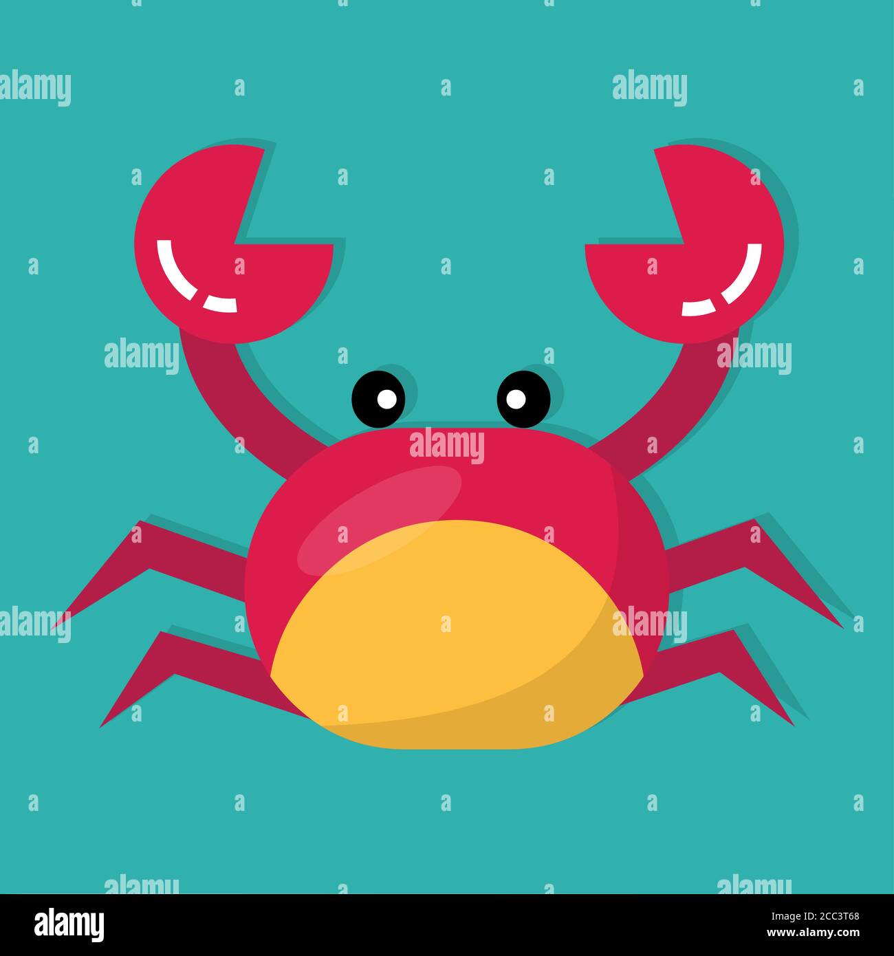Aquatic crab Stock Vector Images Alamy