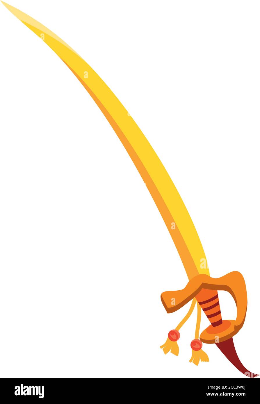 medieval sword on white background vector illustration design Stock ...