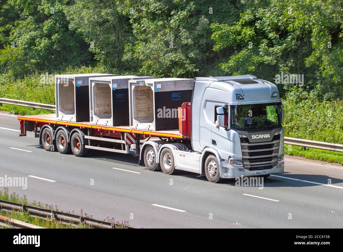 FP McCann Precast Concrete Haulage delivery trucks, lorry