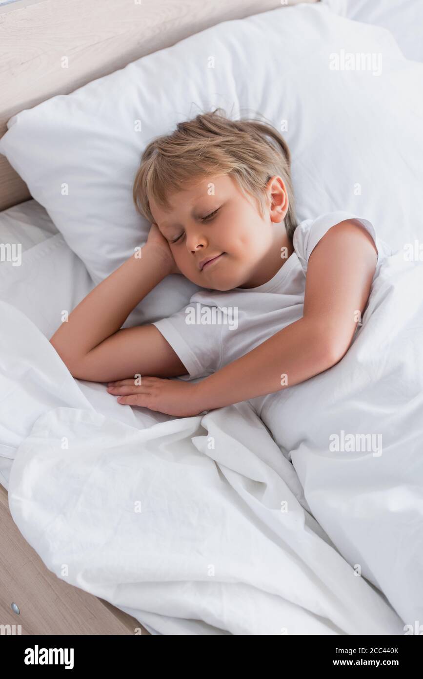 Adorable sleeping boy on hi-res stock photography and images - Alamy