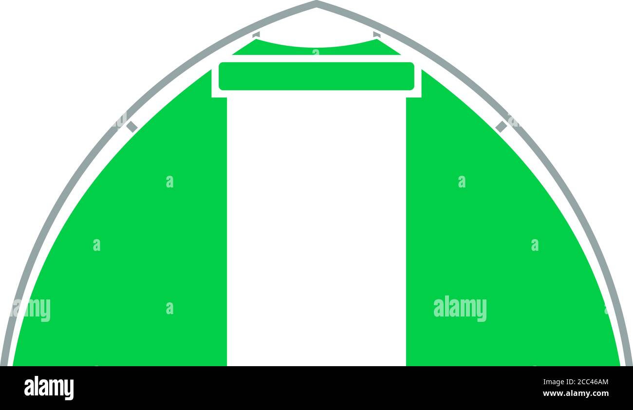 Icon Of Touristic Tent. Flat Color Design. Vector Illustration Stock ...