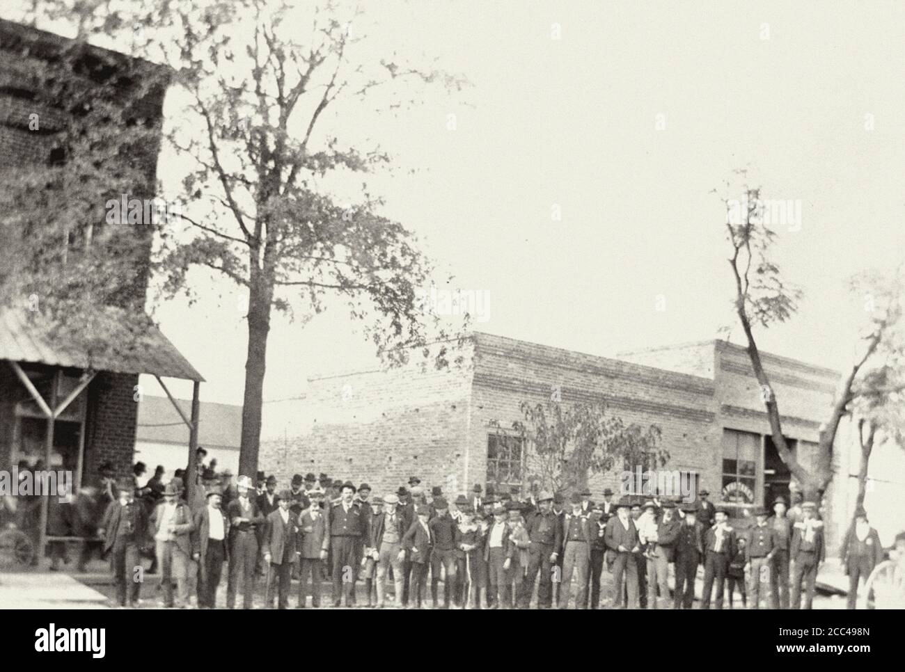 The Wilmington insurrection of 1898, also known as the Wilmington massacre of 1898 or the Wilmington coup of 1898, occurred in Wilmington, North Carol Stock Photo