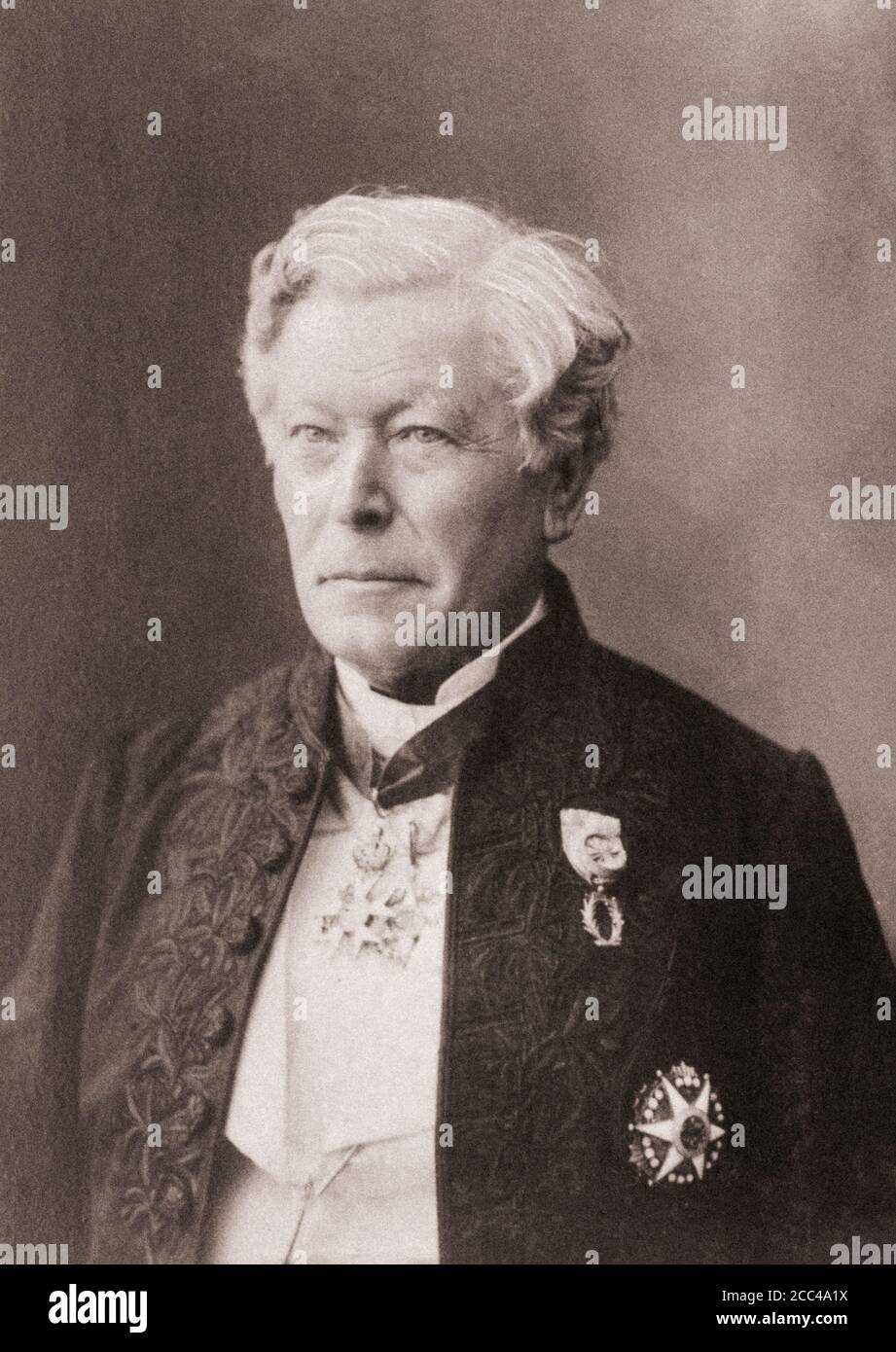 Herve Auguste Faye (1814 – 1902) was a French astronomer. He studied comets, and discovered the periodic comet 4P/Faye on 22 November 1843. His discov Stock Photo