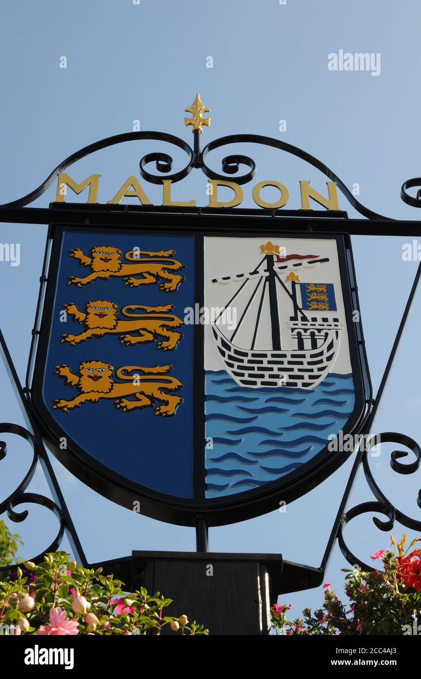 Maldon Town Sign High Resolution Stock Photography and Images Alamy