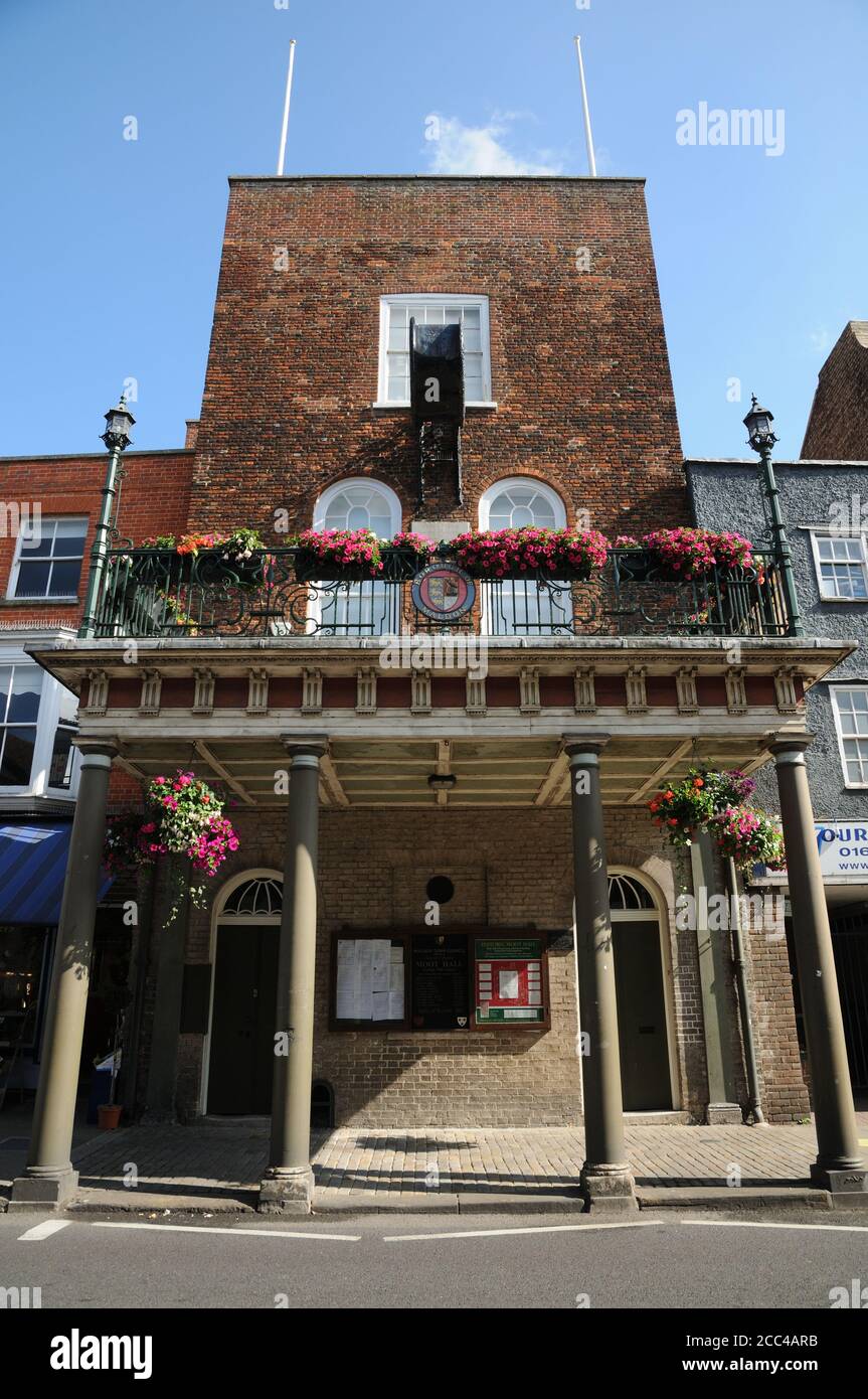 Moot Hall, Maldon, Essex, was built in the fifteenth century. Stock Photo
