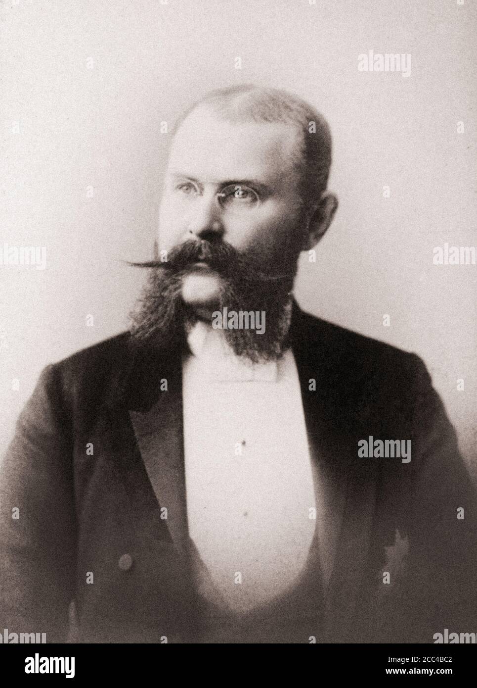 William II of Württemberg (1848 – 1921) was the last King of Württemberg. He ruled from 6 October 1891 until the abolition of the kingdom on 30 Novemb Stock Photo
