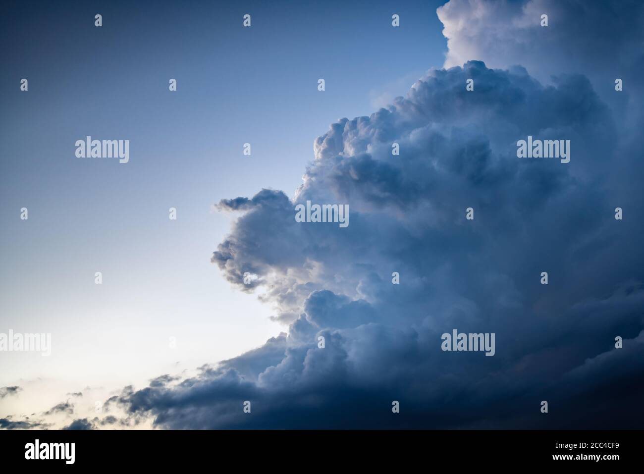 Das Gewitter zieht ab Stock Photo